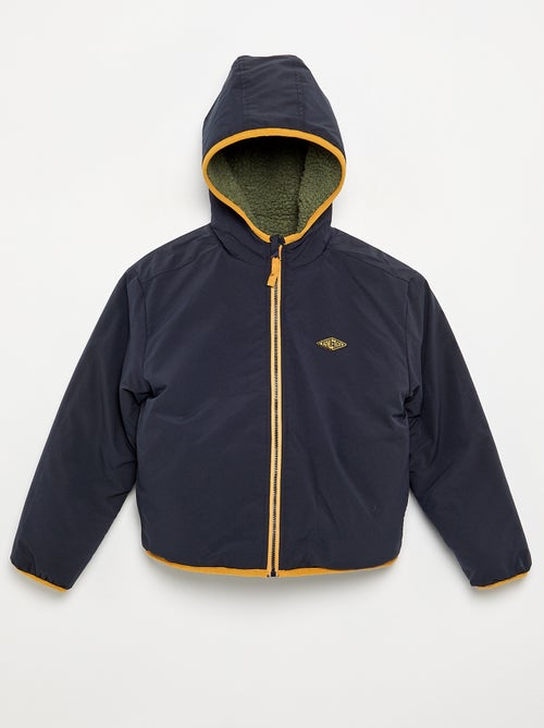 Wendejacke mit einer Seite in Lammfell-Optik - Kiabi