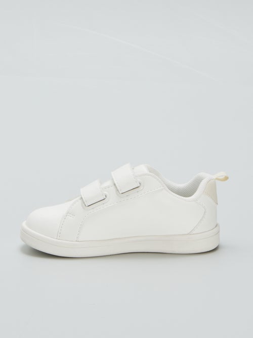 White low-top sneakers - Kiabi