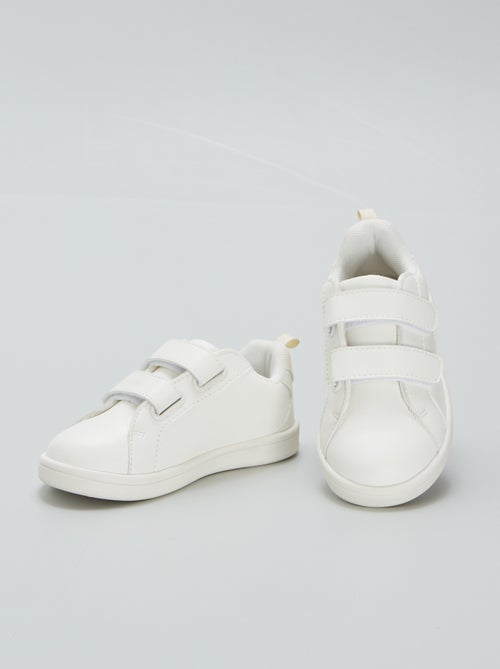 White low-top sneakers - Kiabi