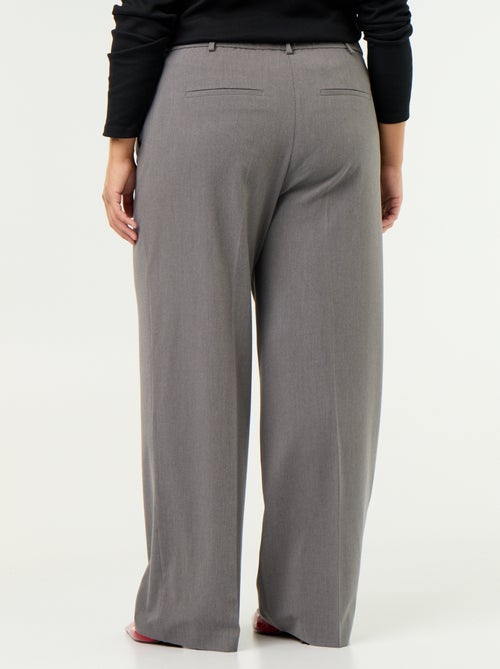 Wide cigarette trousers - Kiabi