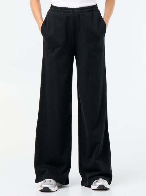 Wide Heavy Knit Jogging Trousers - Kiabi