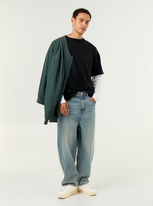 Wide-leg 5-pocket jeans - Kiabi