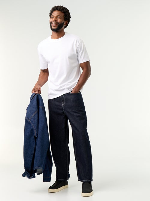 Wide-leg 5-pocket jeans - Kiabi