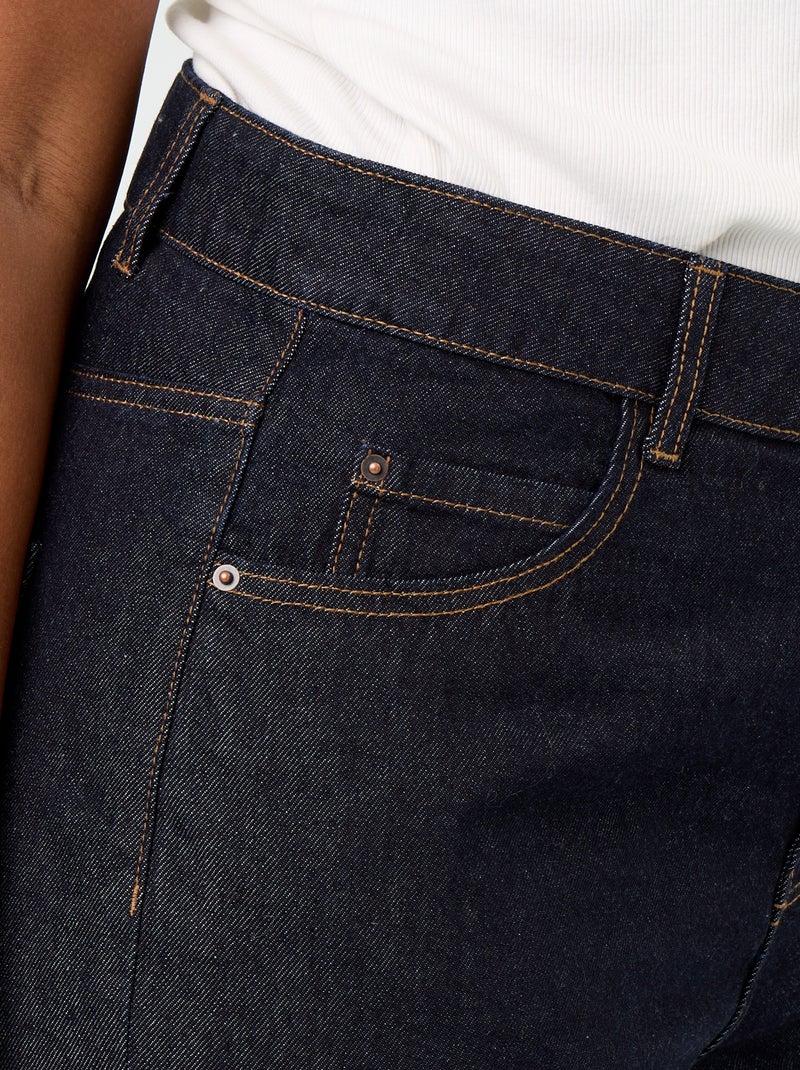 Wide Leg 5-Pocket Jeans Blue - Kiabi