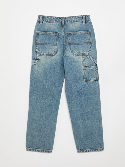 Wide-leg carpenter jeans - Kiabi