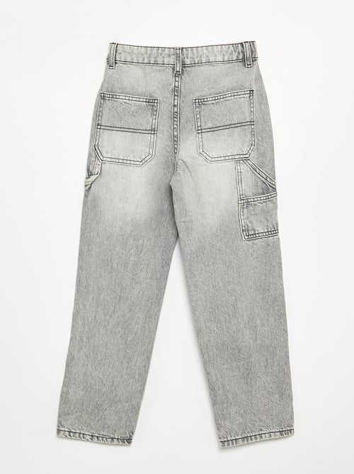Wide-leg carpenter jeans - Kiabi