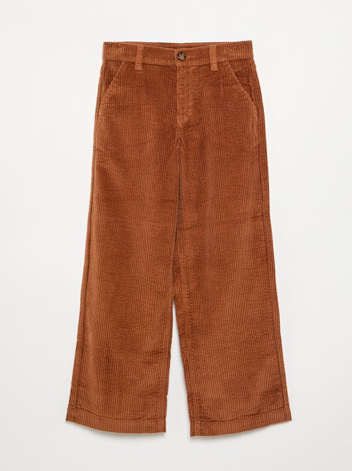 Wide-Leg-Cordhose - Kiabi