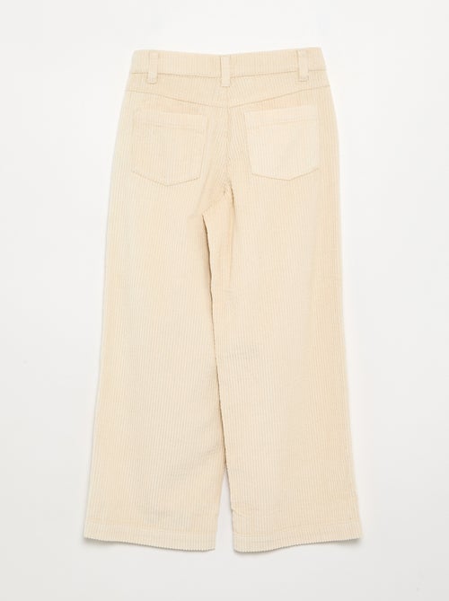 Wide-Leg-Cordhose - Kiabi