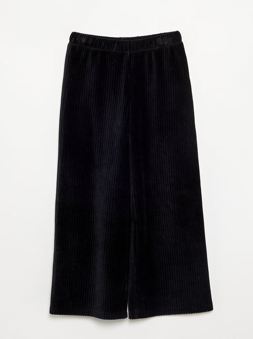 Wide-leg corduroy trousers - Kiabi