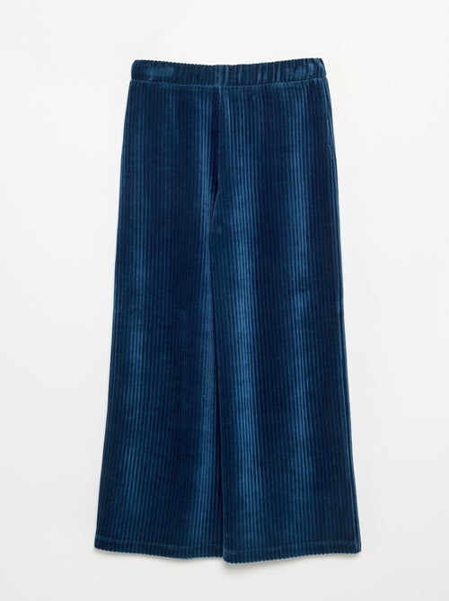 Wide-leg corduroy trousers - Kiabi