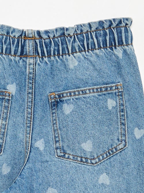 Wide-leg denim pants - Kiabi
