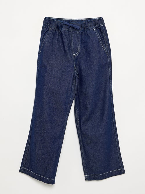 Wide-leg denim pants - Kiabi