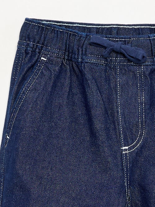 Wide-leg denim pants - Kiabi