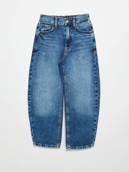 Wide-leg denim trousers - Kiabi