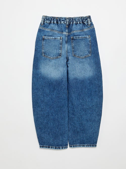 Wide-leg denim trousers - Kiabi