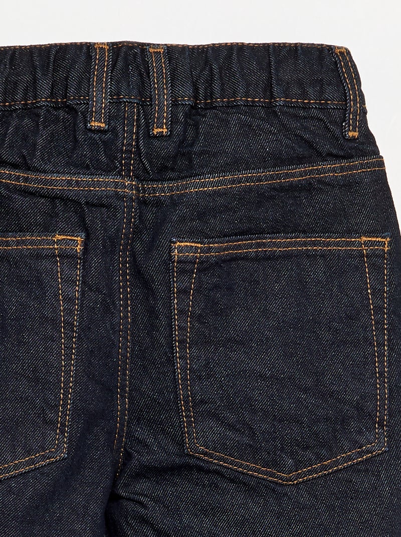Wide-leg denim trousers Blue - Kiabi