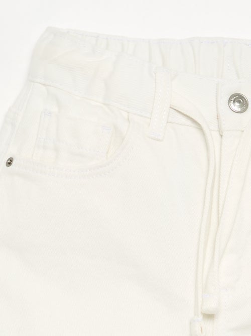 Wide-leg denim trousers - Kiabi