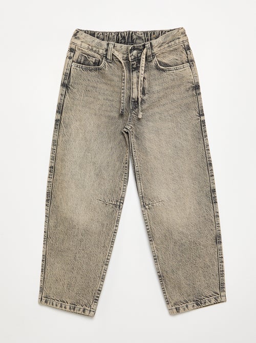 Wide-leg denim trousers - Kiabi