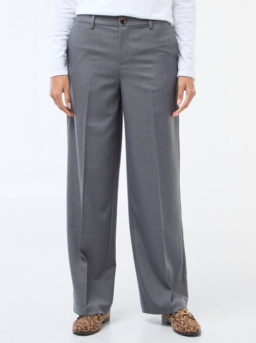 Wide Leg Fluid Trousers - Kiabi