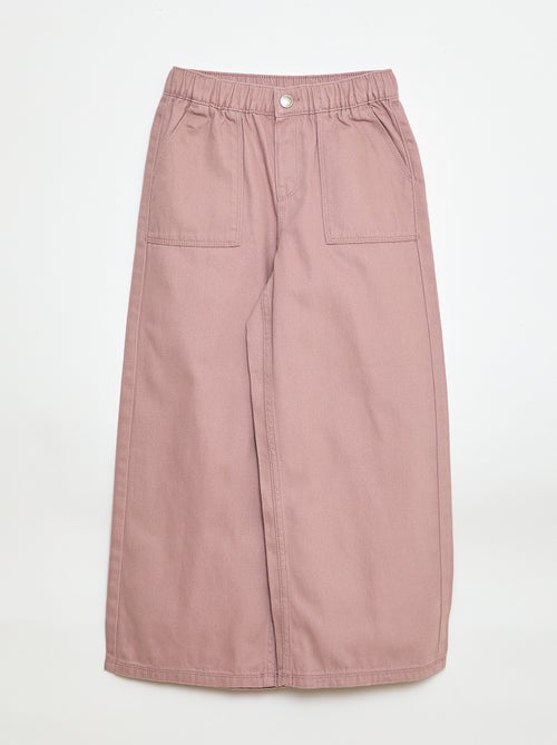 Wide-Leg-Hose - Bequemer Schnitt - Kiabi