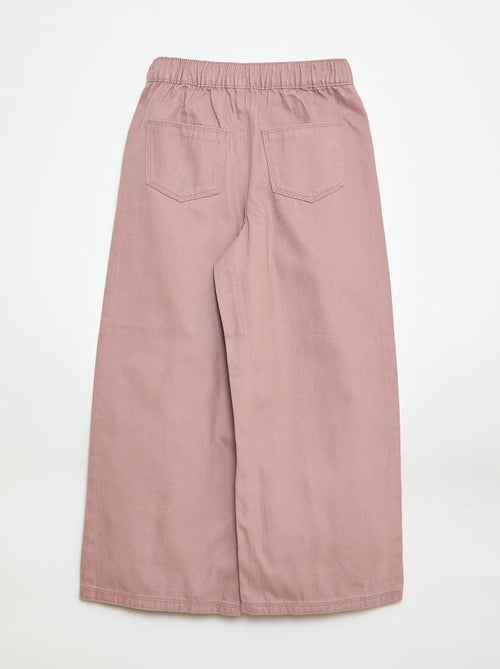 Wide-Leg-Hose - Bequemer Schnitt - Kiabi