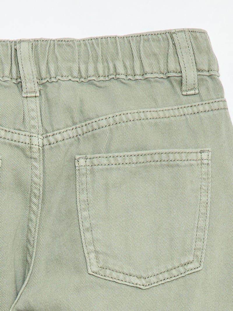 Wide Leg Hose Grün - Kiabi