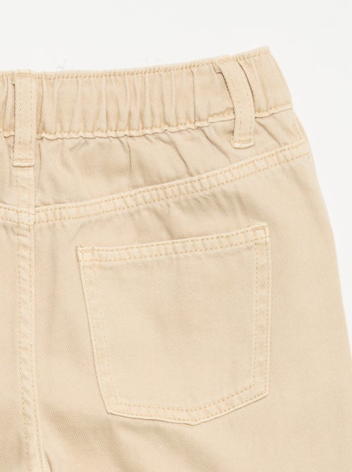 Wide-Leg Hose mit regulierbarer Taille - Kiabi