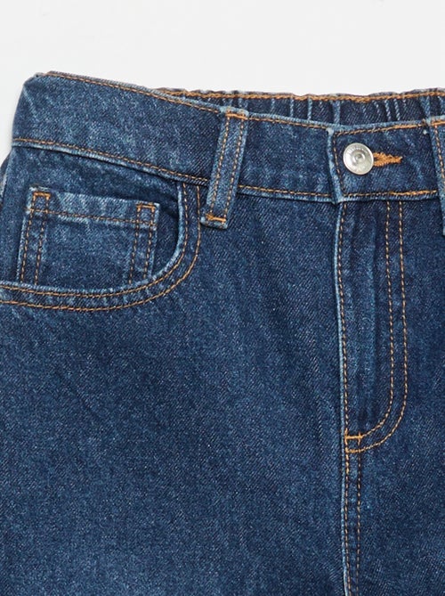Wide-Leg-Hose mit Stickereien - Kiabi