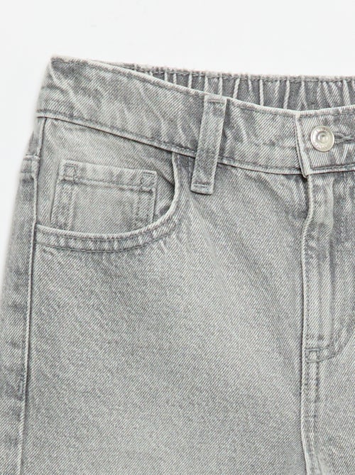 Wide-Leg-Hose mit Stickereien - Kiabi