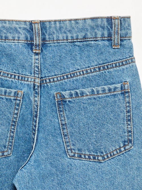 Wide-Leg-Hose mit Ziernieten - Kiabi