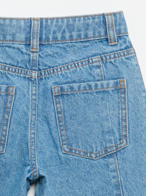 Wide-Leg-Hose mit Ziernieten - Kiabi
