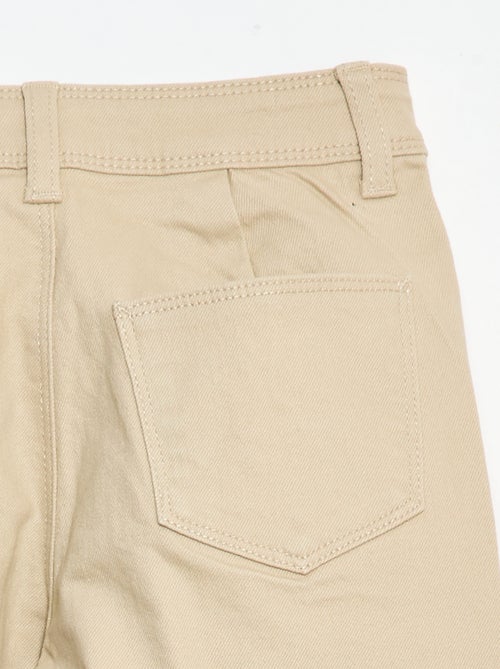 Wide-Leg-Hose ohne Vordertaschen - Kiabi