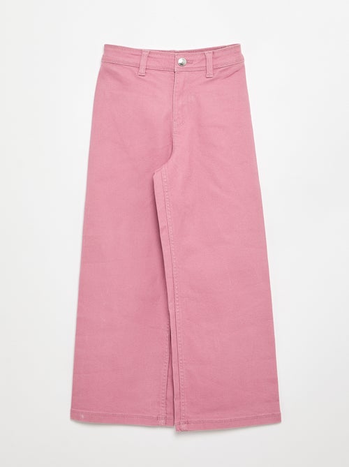 Wide-Leg-Hose ohne Vordertaschen - Kiabi