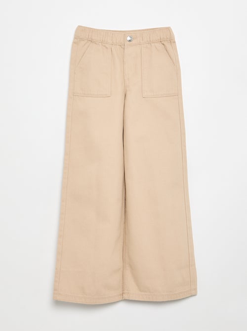 Wide-Leg-Hose – passgenau geschnitten - Kiabi