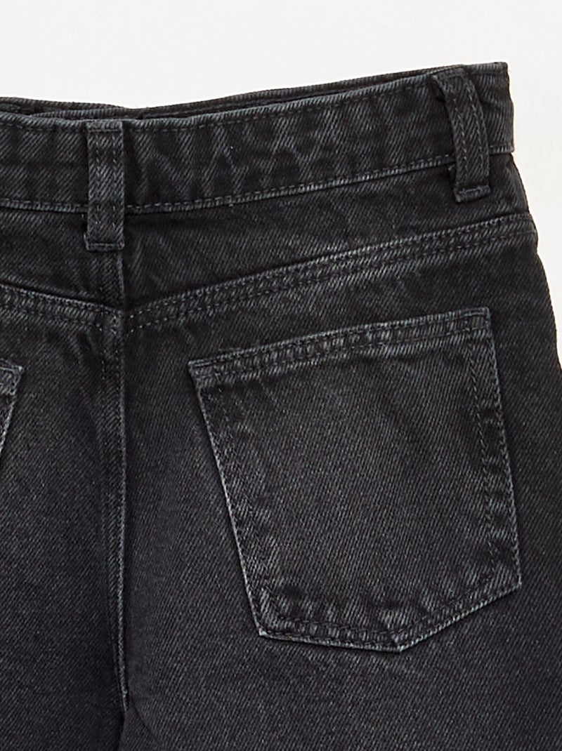Wide-Leg-Hose Schwarz - Kiabi