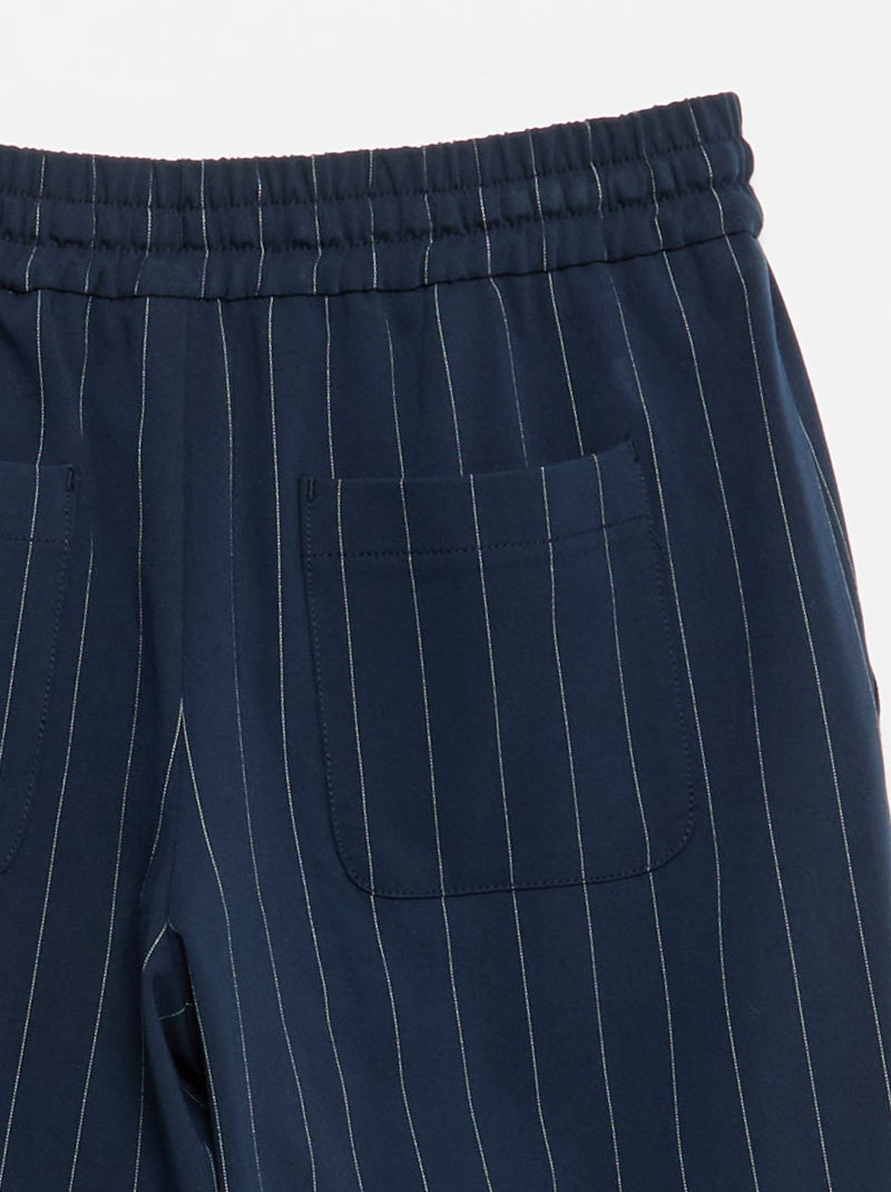 Wide-Leg-Hose / weiter Schnitt Bleu - Kiabi
