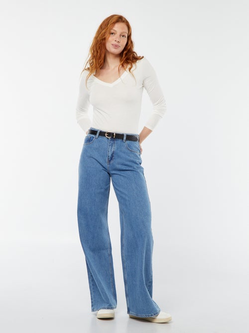 Wide Leg Jeans - L32 - Kiabi