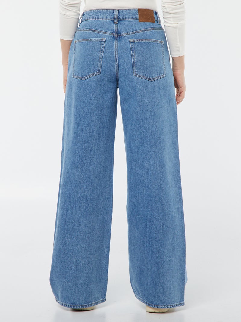 Wide Leg Jeans - L32 Blue - Kiabi