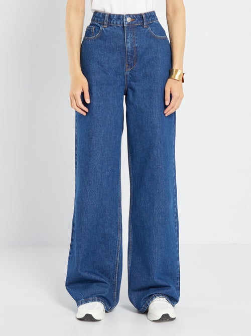 Wide-Leg-Jeans - L32 - Kiabi Wide-Leg-Jeans - L32 - Kiabi