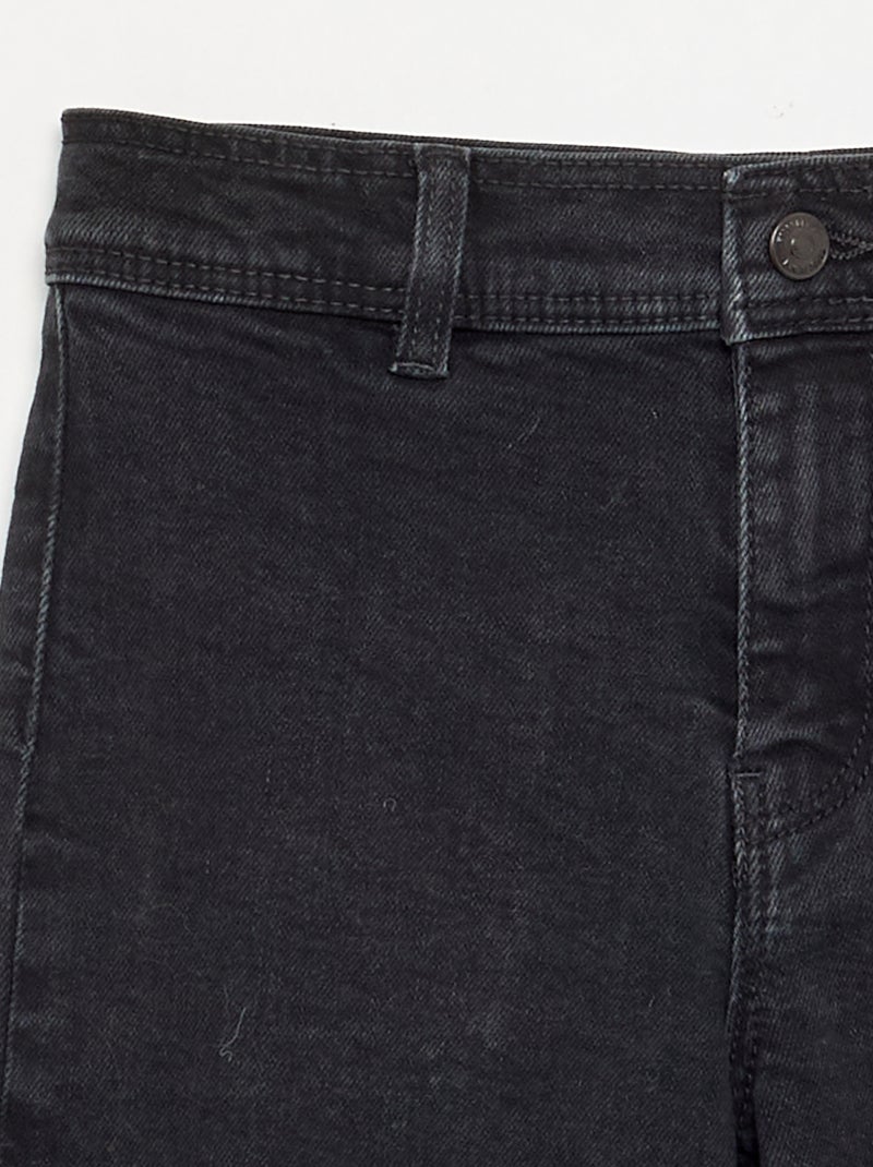 Wide-leg jeans Black - Kiabi