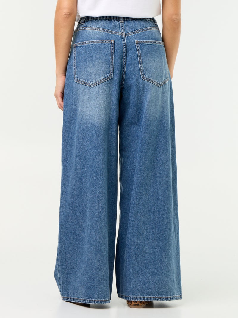 Wide leg jeans Blue - Kiabi