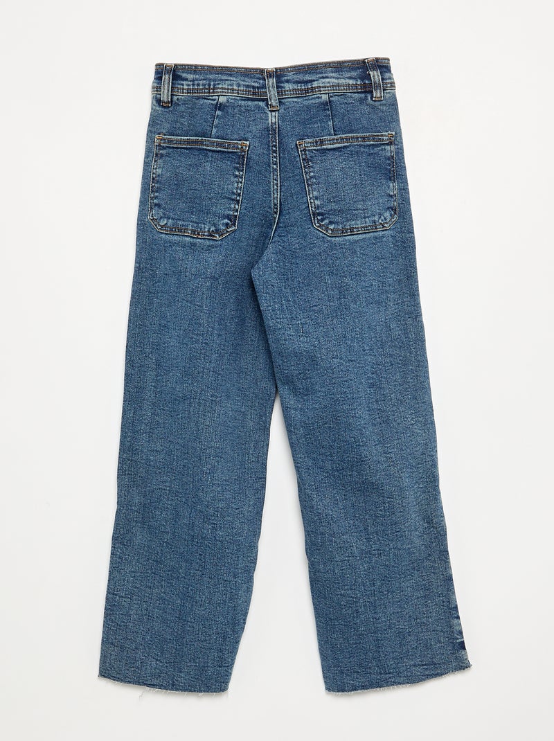 Wide-leg jeans Blue - Kiabi
