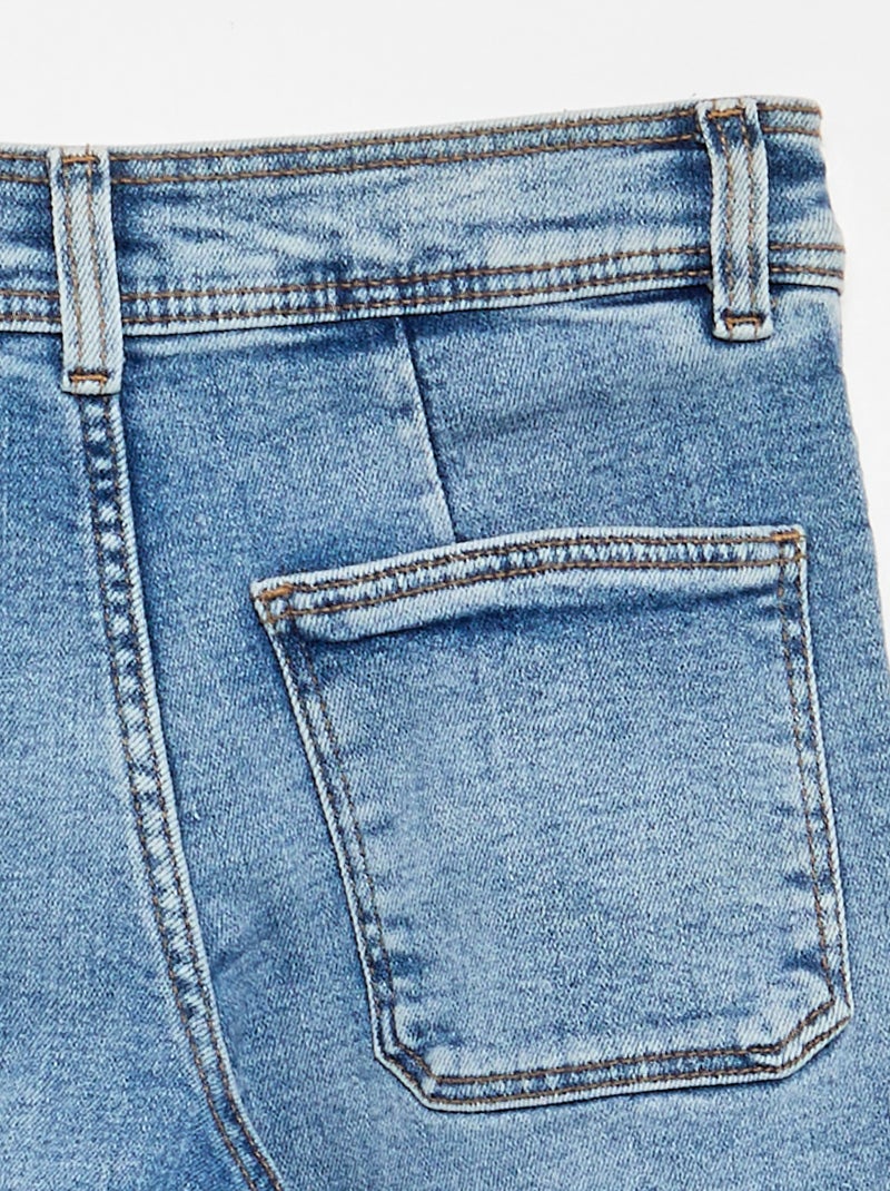 Wide-leg jeans Blue - Kiabi