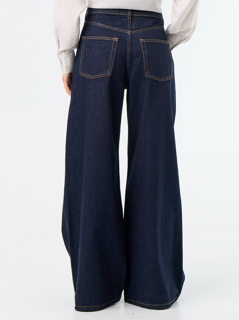 Wide Leg Jeans Blue - Kiabi