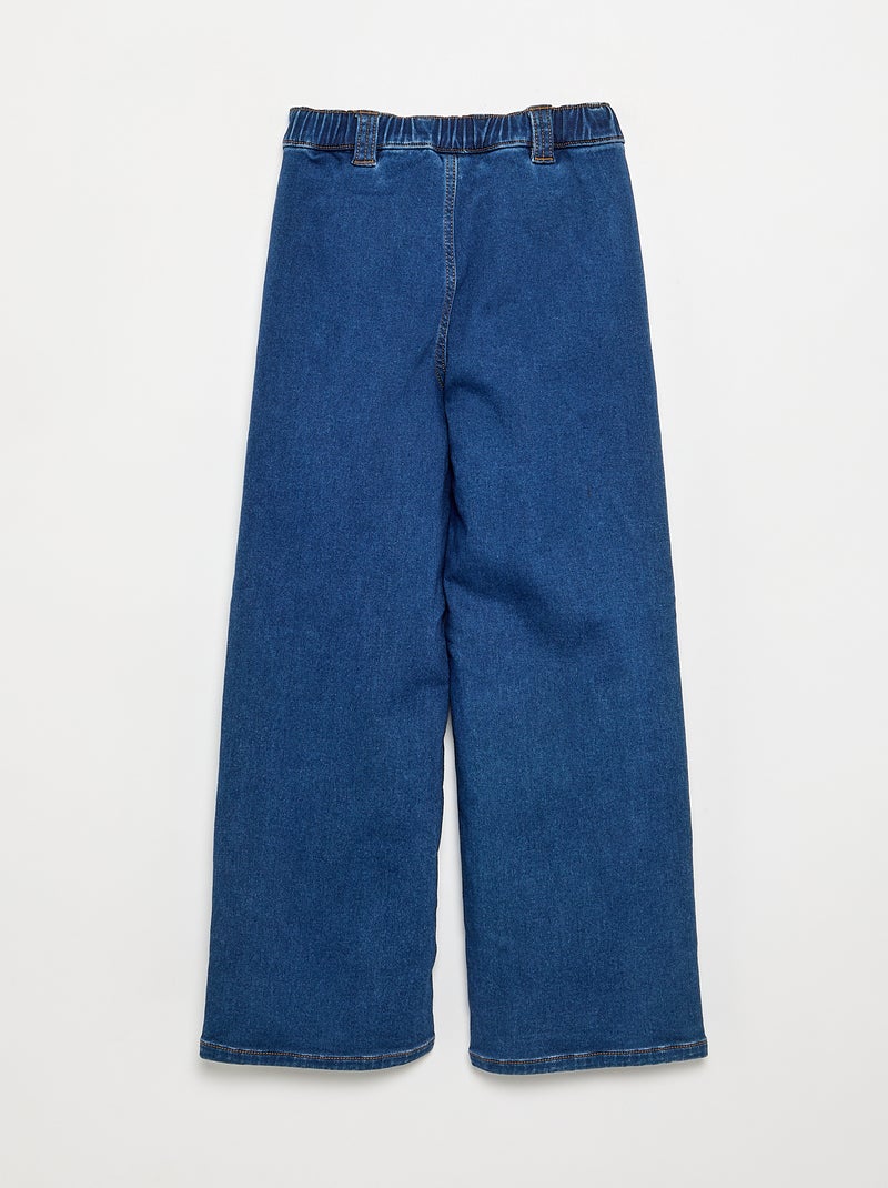 Wide-Leg-Jeans – Kollektion zum einfachen Anziehen Blau - Kiabi