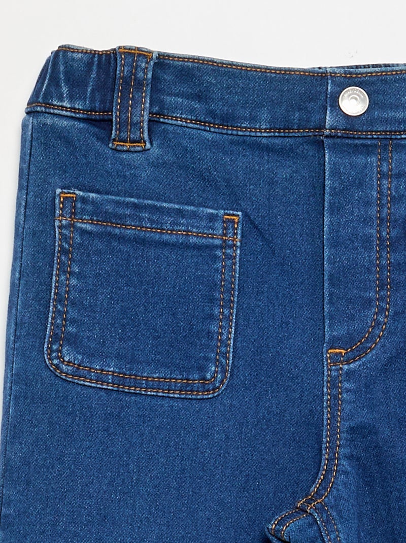 Wide-Leg-Jeans – Kollektion zum einfachen Anziehen Blau - Kiabi