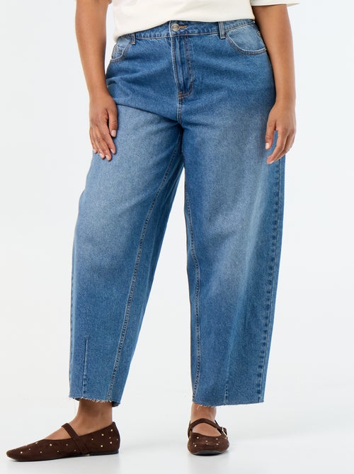 Wide-Leg Jeans mit 5 Taschen - Kiabi