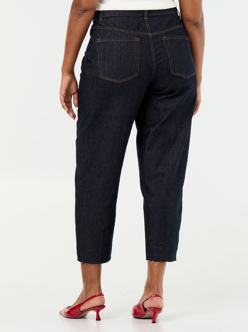 Wide-Leg-Jeans mit 5 Taschen Blau - Kiabi