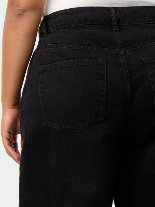 Wide-Leg Jeans mit 5 Taschen - Kiabi