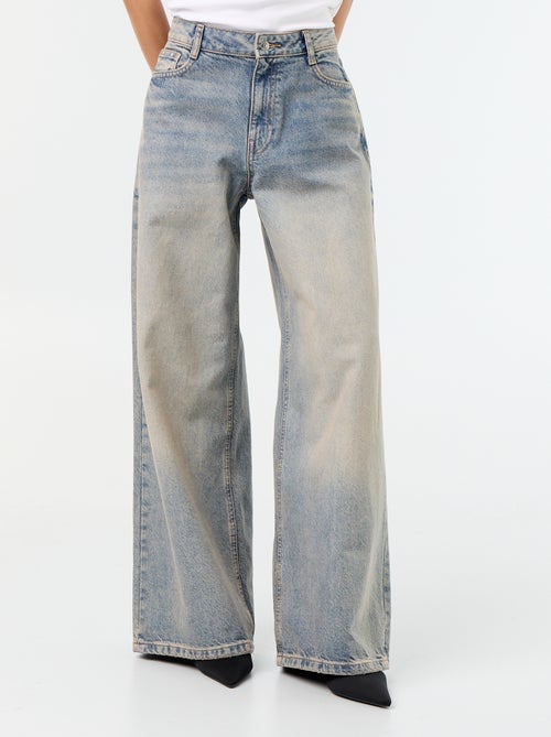 Wide-Leg Jeans / weiter Schnitt - Kiabi